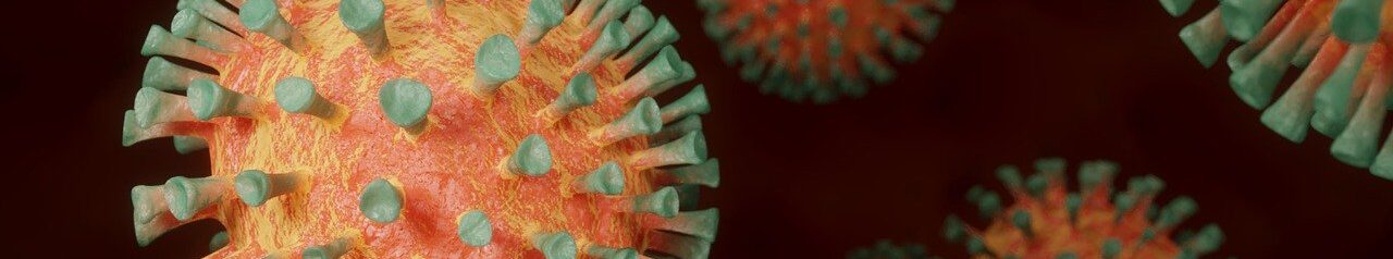 Covid-19-Virus Darstellung