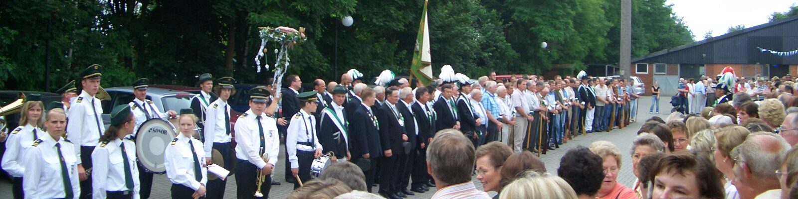 Antreten zur Parade